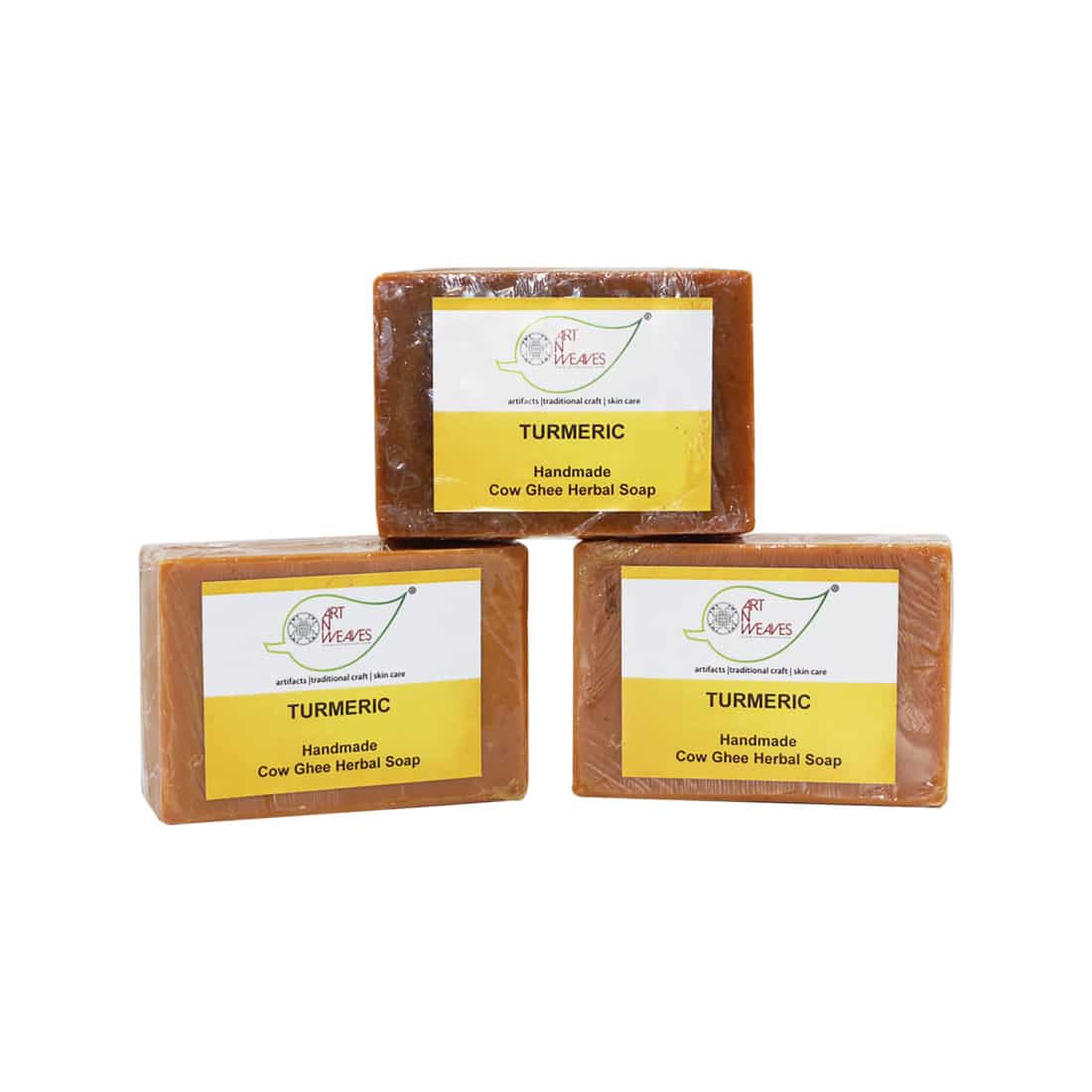 Artnweaves Handmade COW GHEE HERBAL SANDAL Soaps 1 unit of 100 grams ...